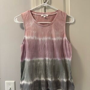Women's Sleeveless Tie-Dye Top